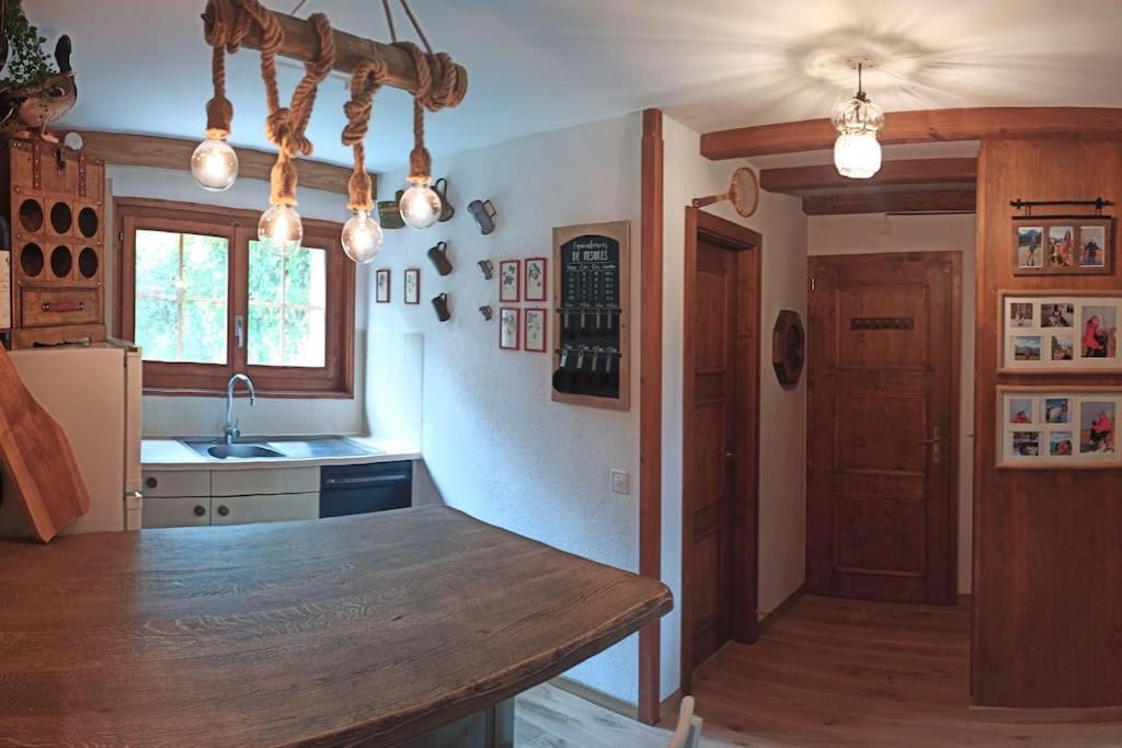 Cozy Apartment In The Heart Of The Alps Château-d'Oex Eksteriør billede