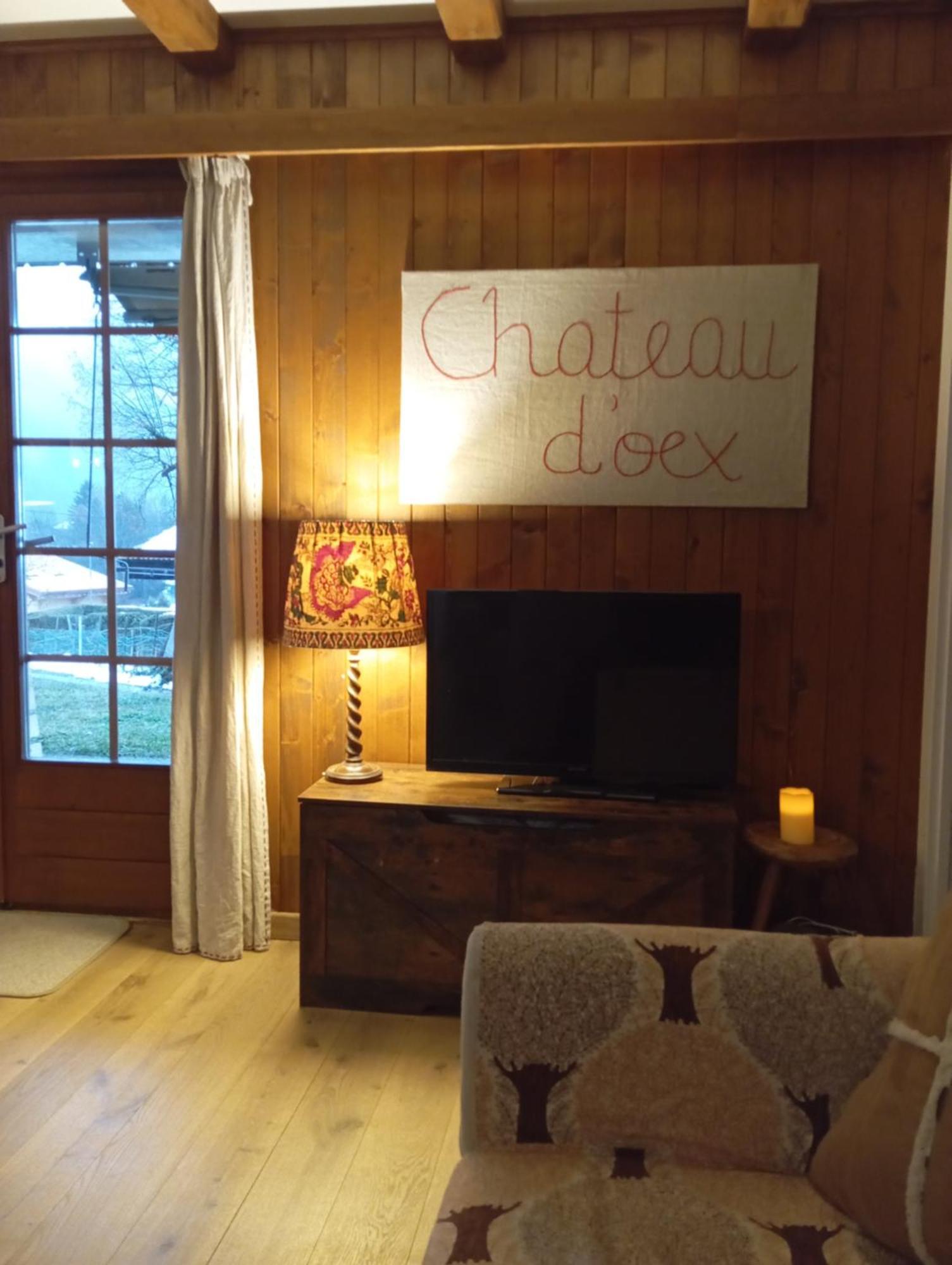Cozy Apartment In The Heart Of The Alps Château-d'Oex Eksteriør billede
